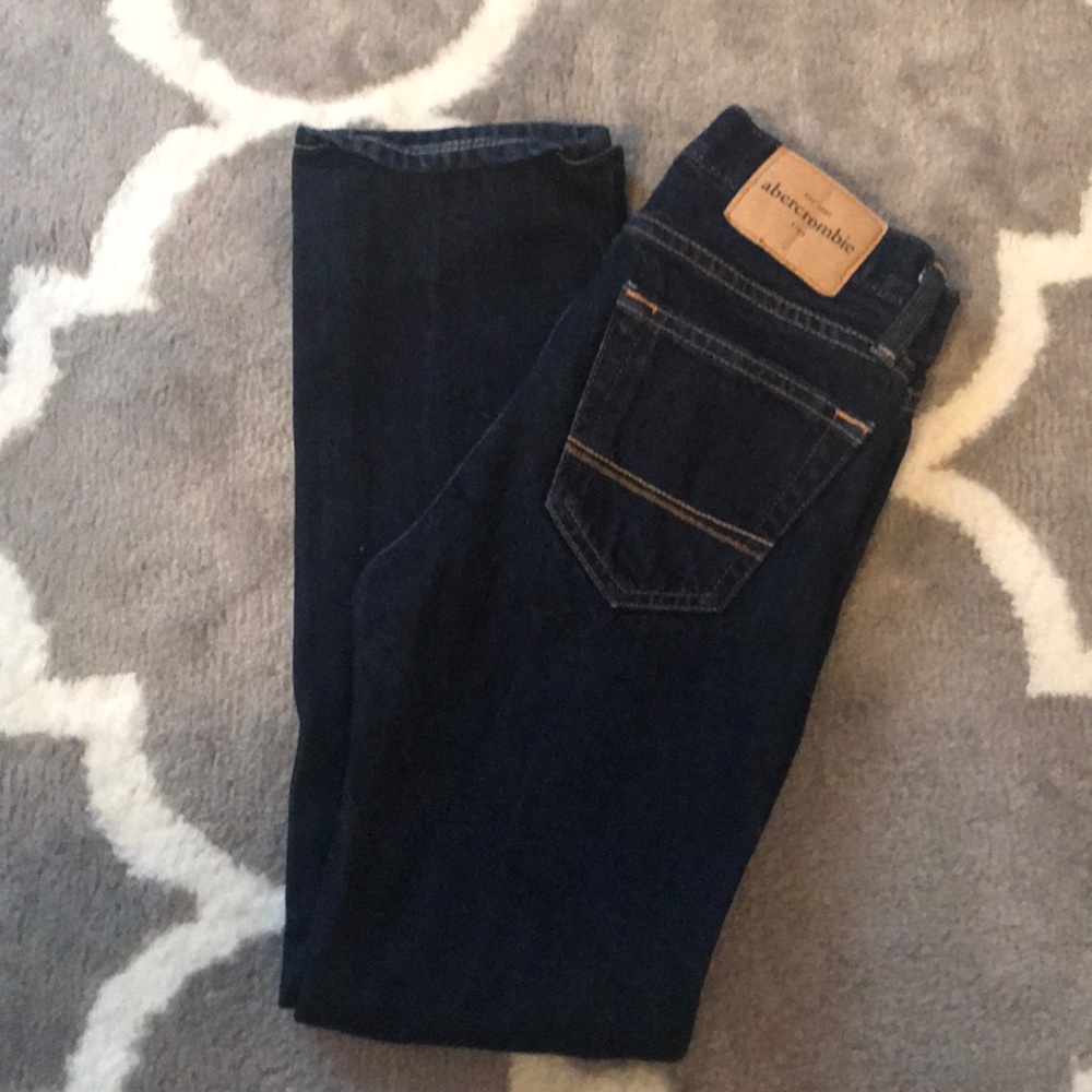 Dark blue slim jeans